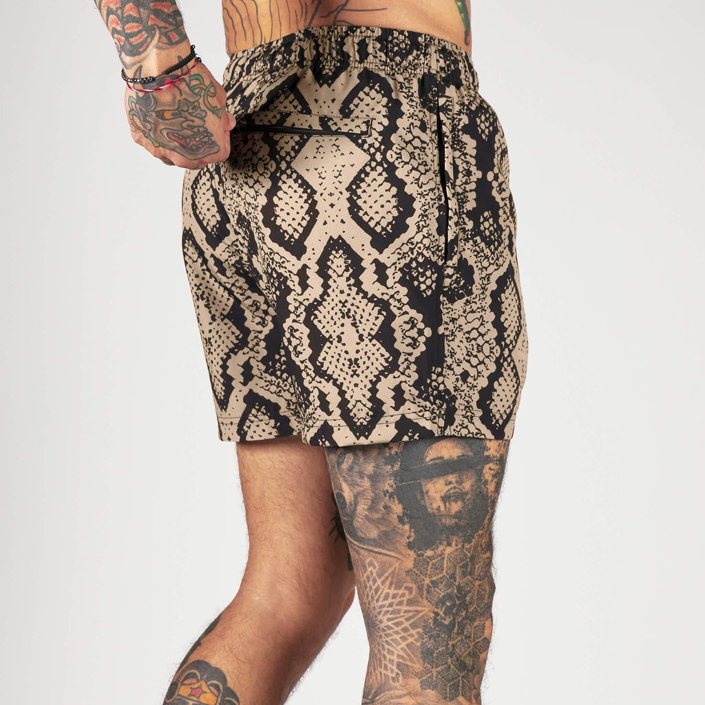 (New) Snakeskin Shorts - Sand