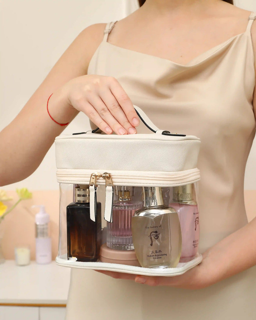 Carry-on Clear Makeup Bag