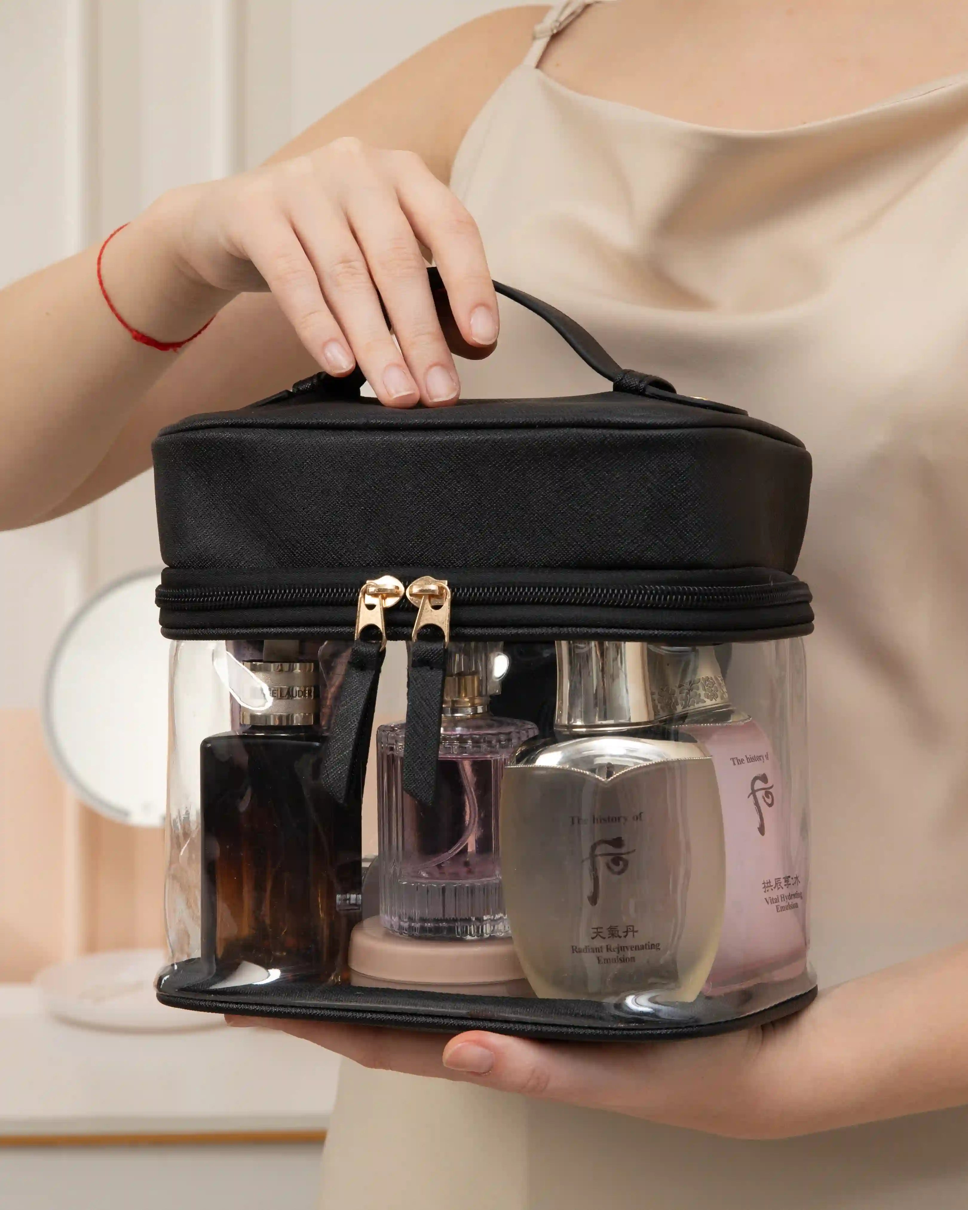 Carry-on Clear Makeup Bag