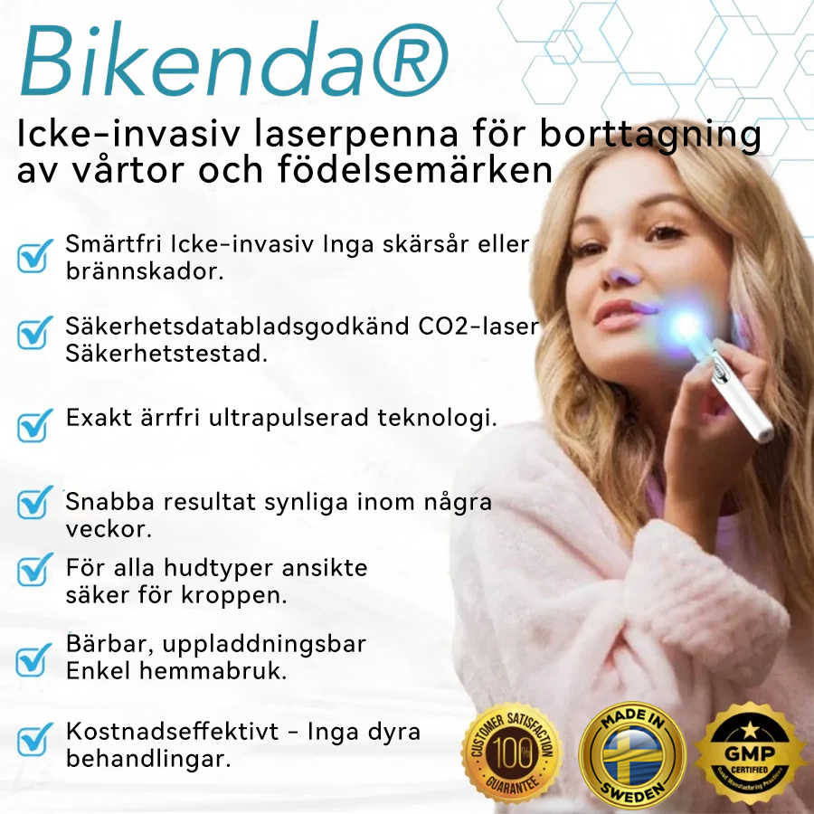 Bikenda® laserpenna🎉 – Säg hejdå till hudproblem med kraften av CO₂-laser!