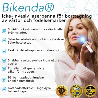 Bikenda® laserpenna🎉 – Säg hejdå till hudproblem med kraften av CO₂-laser!