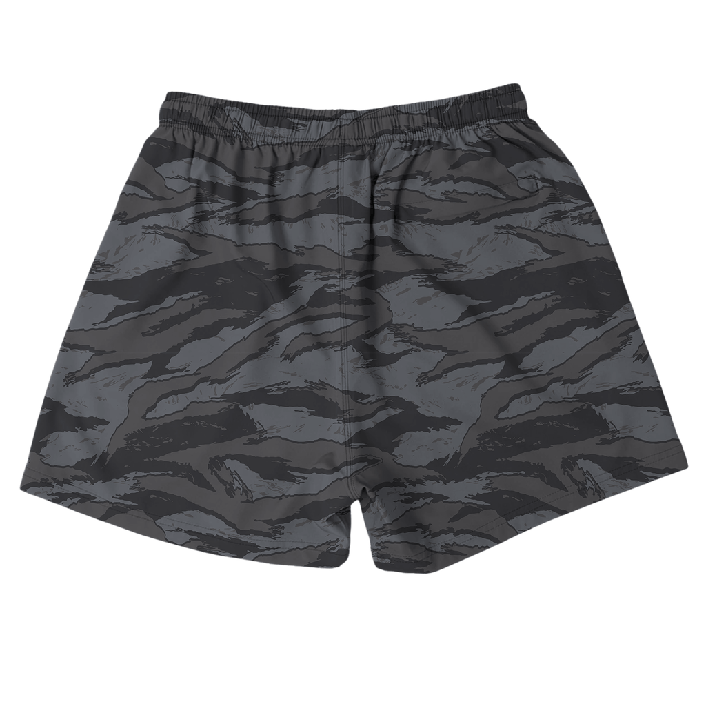 (New) Tiger Camo Shorts - Black