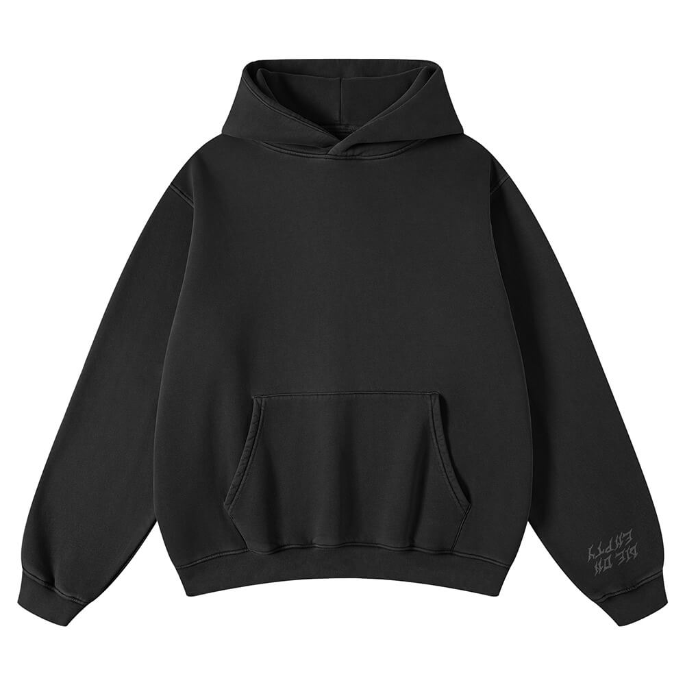 (New) Weighted Hoodie - Black