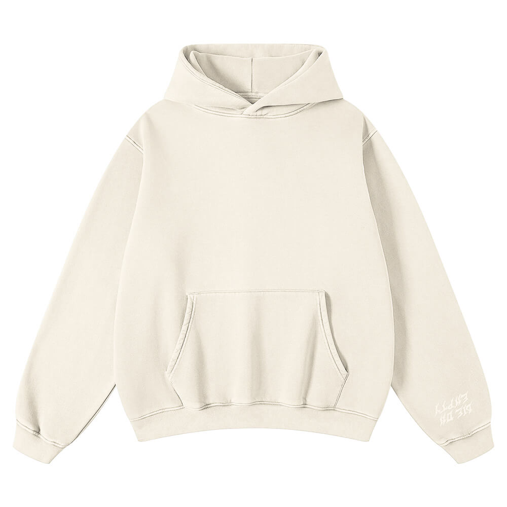 (New) Weighted Hoodie - Bone