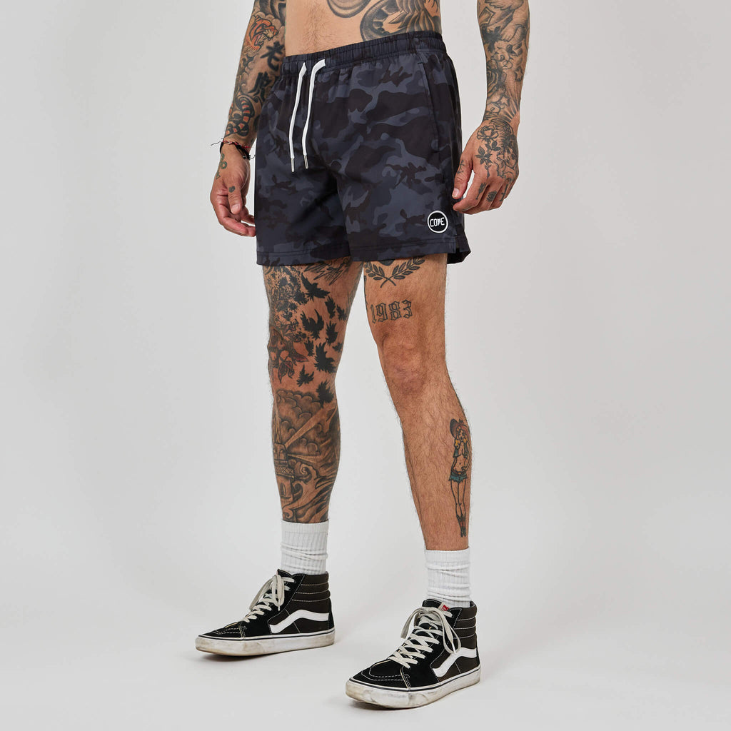 Camo Shorts - Black