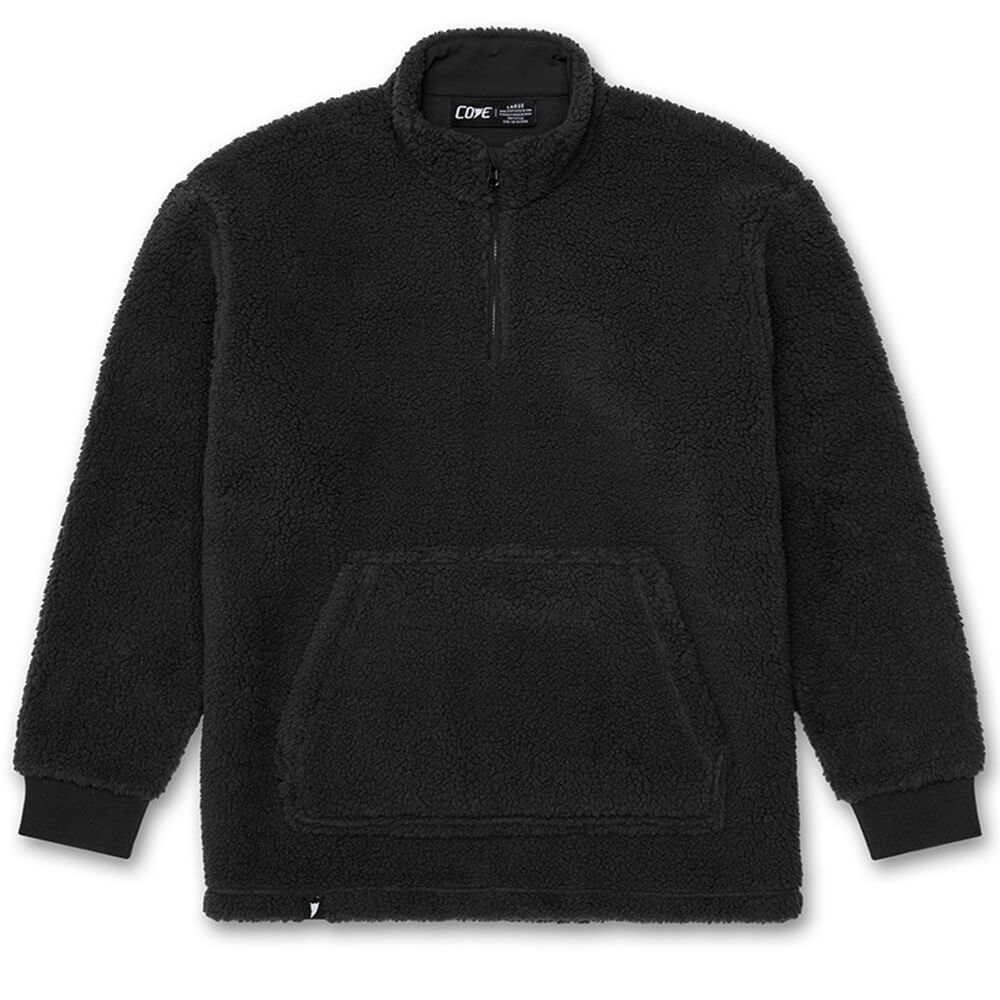 (New) Sherpa Quarter Zip - Black