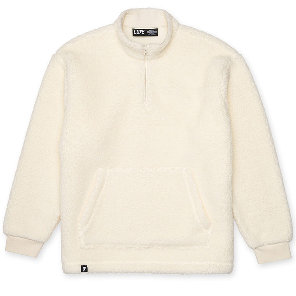 (New) Sherpa Quarter Zip - Bone