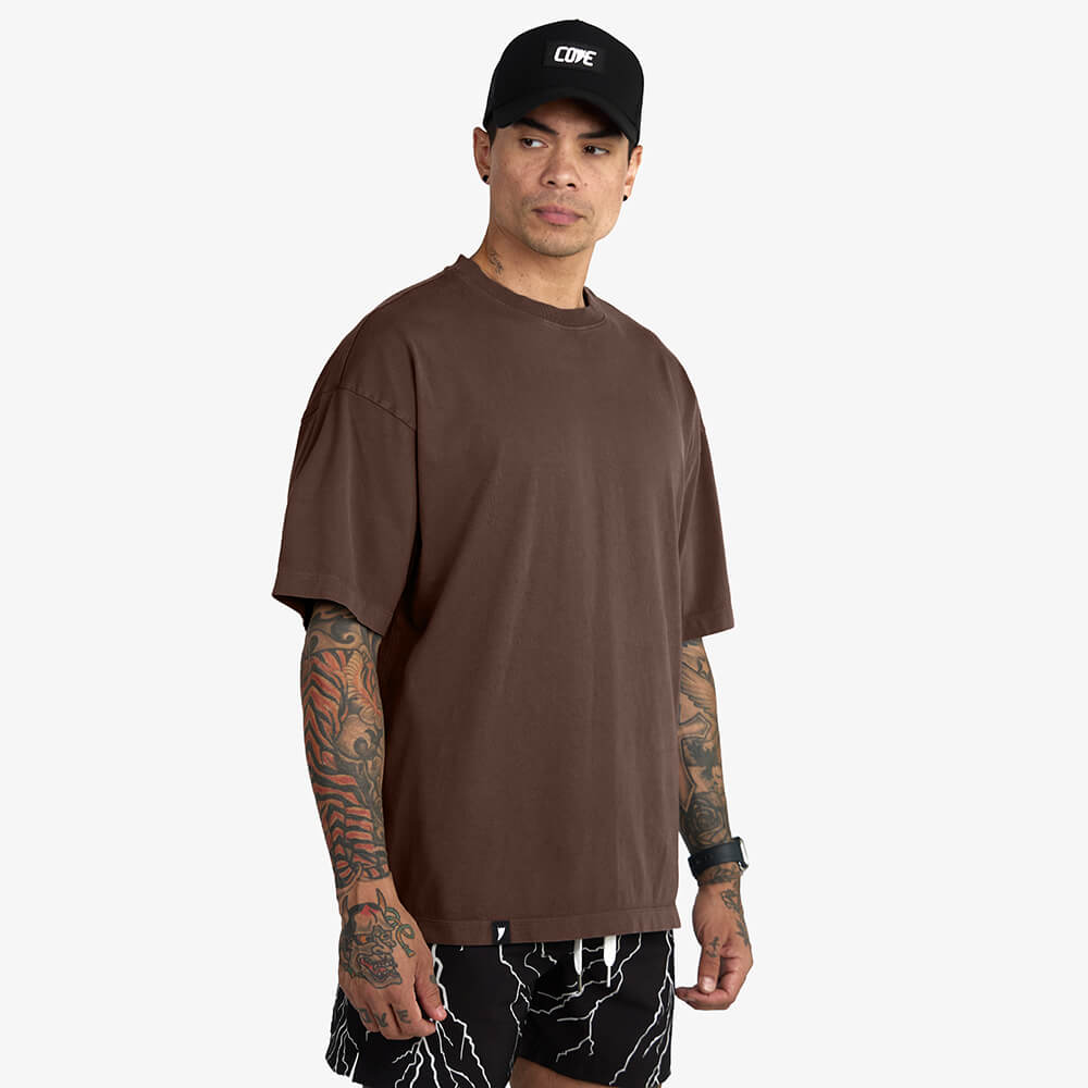 (New) Heavyweight Tee - Coffee