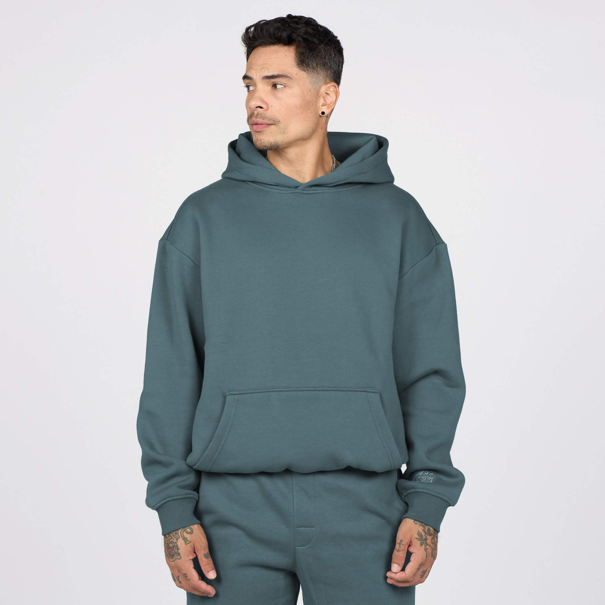 (New) Weighted Hoodie - Forest