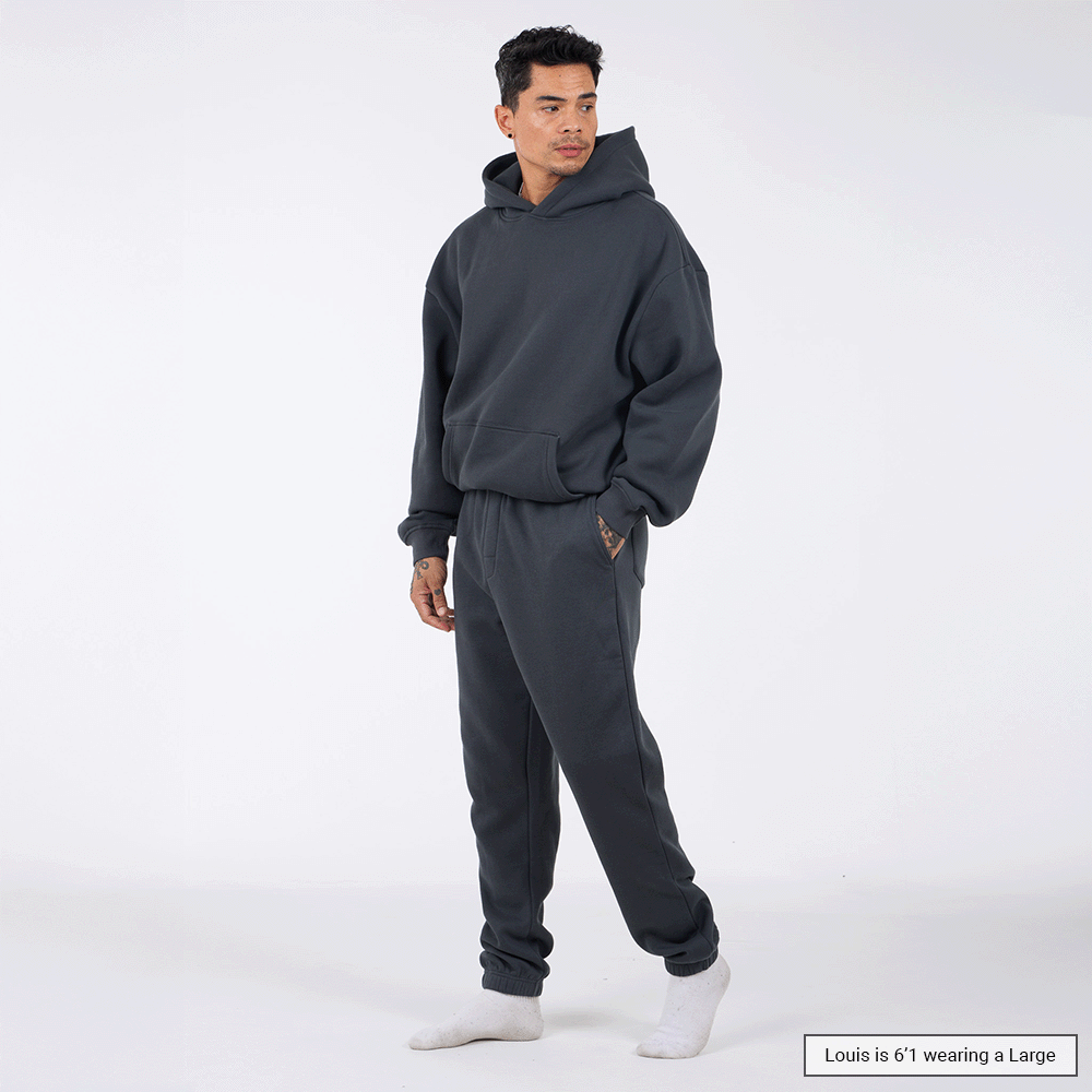 (New) Weighted Hoodie - Gray