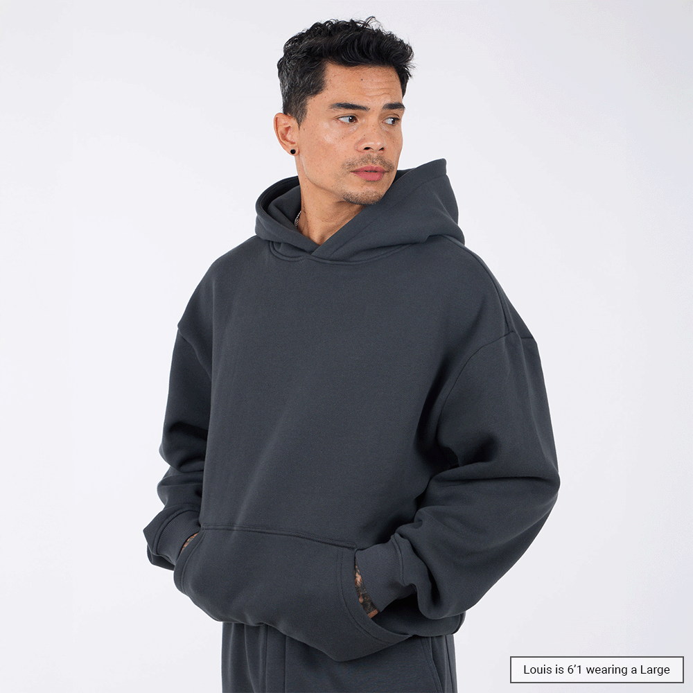 (New) Weighted Hoodie - Gray