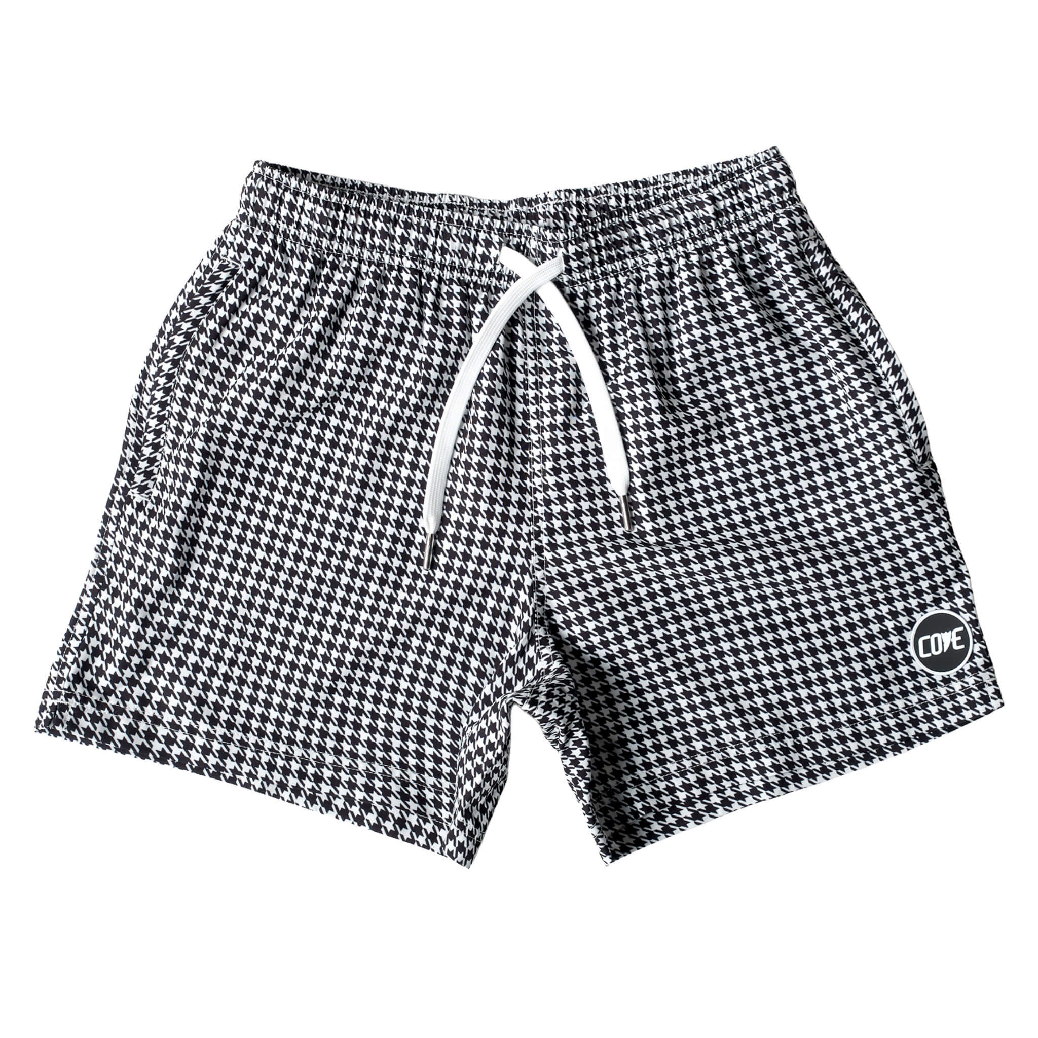 (New) Houndstooth Shorts - White