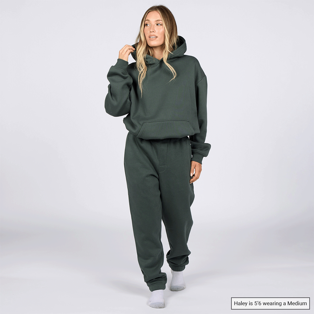 (New) Weighted Hoodie - Cilantro