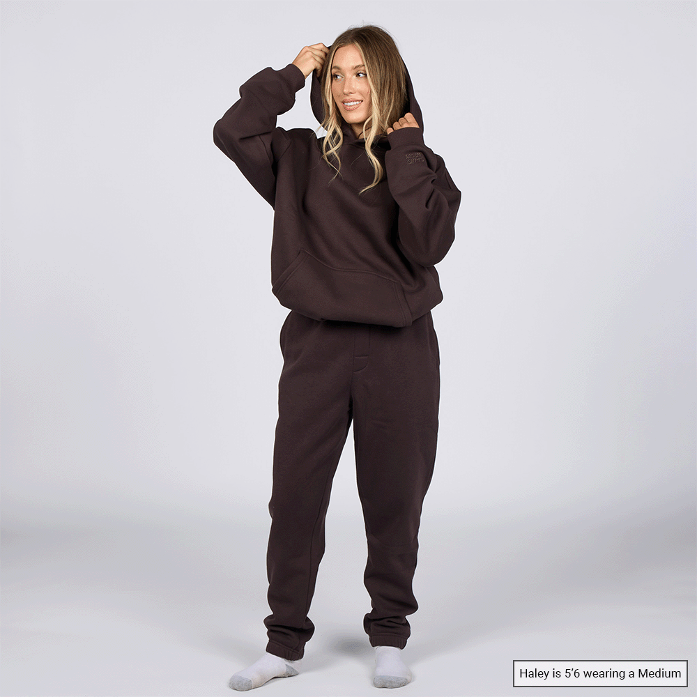 (New) Weighted Hoodie - Coffee