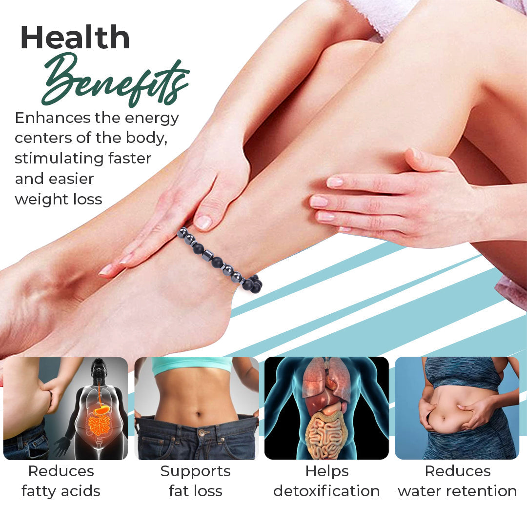 Black Obsidian Anklet