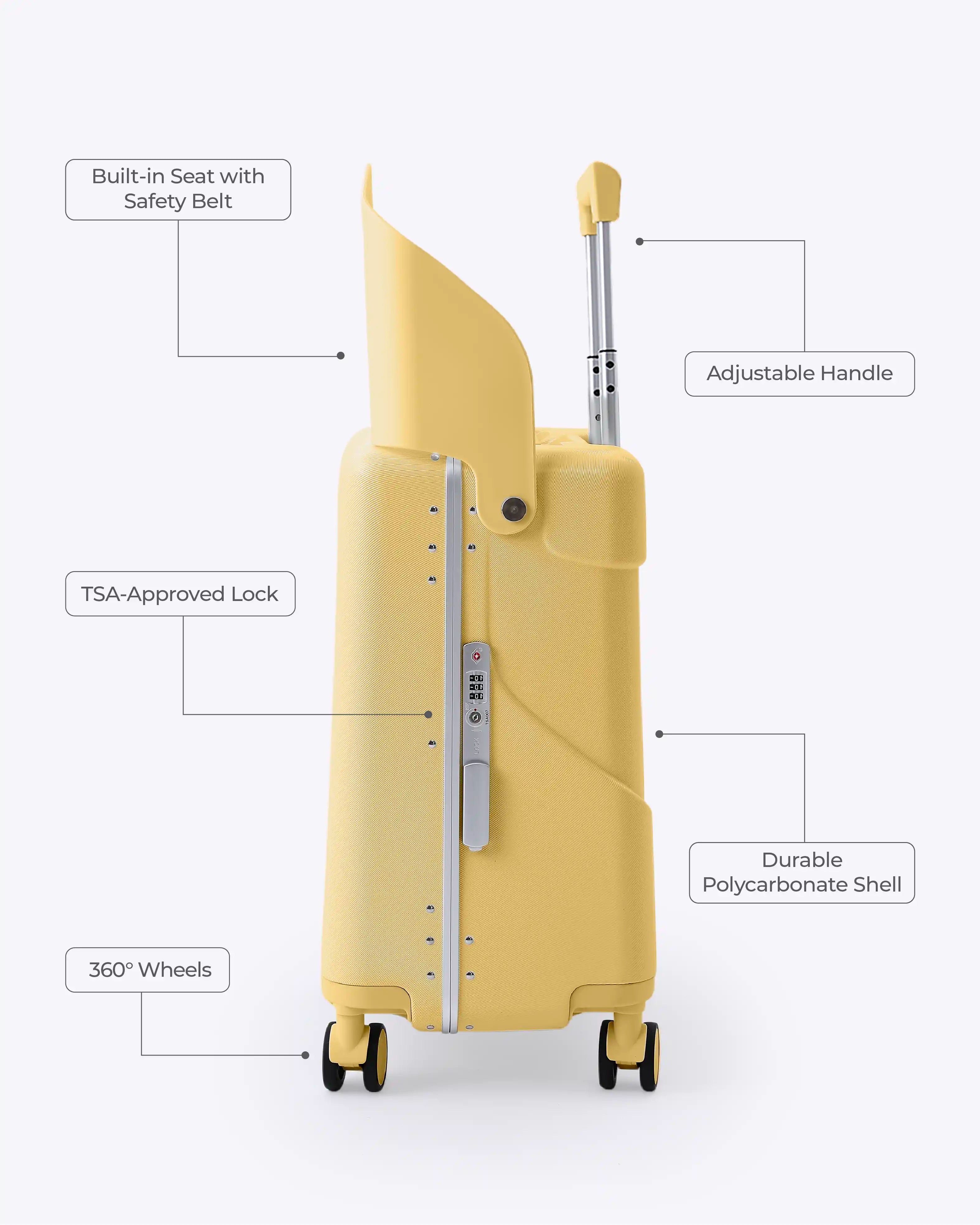 Carry on Luggage with Seat