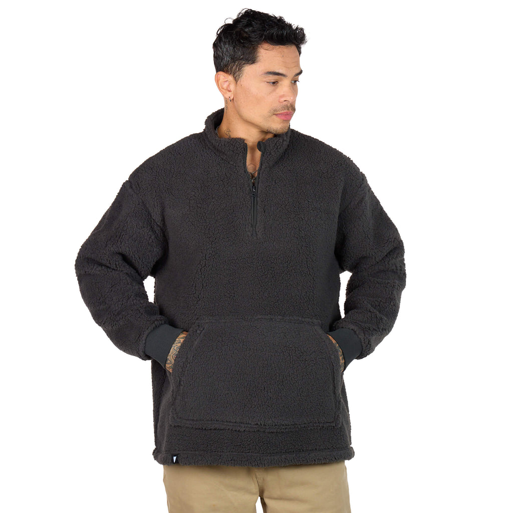 (New) Sherpa Quarter Zip - Gray