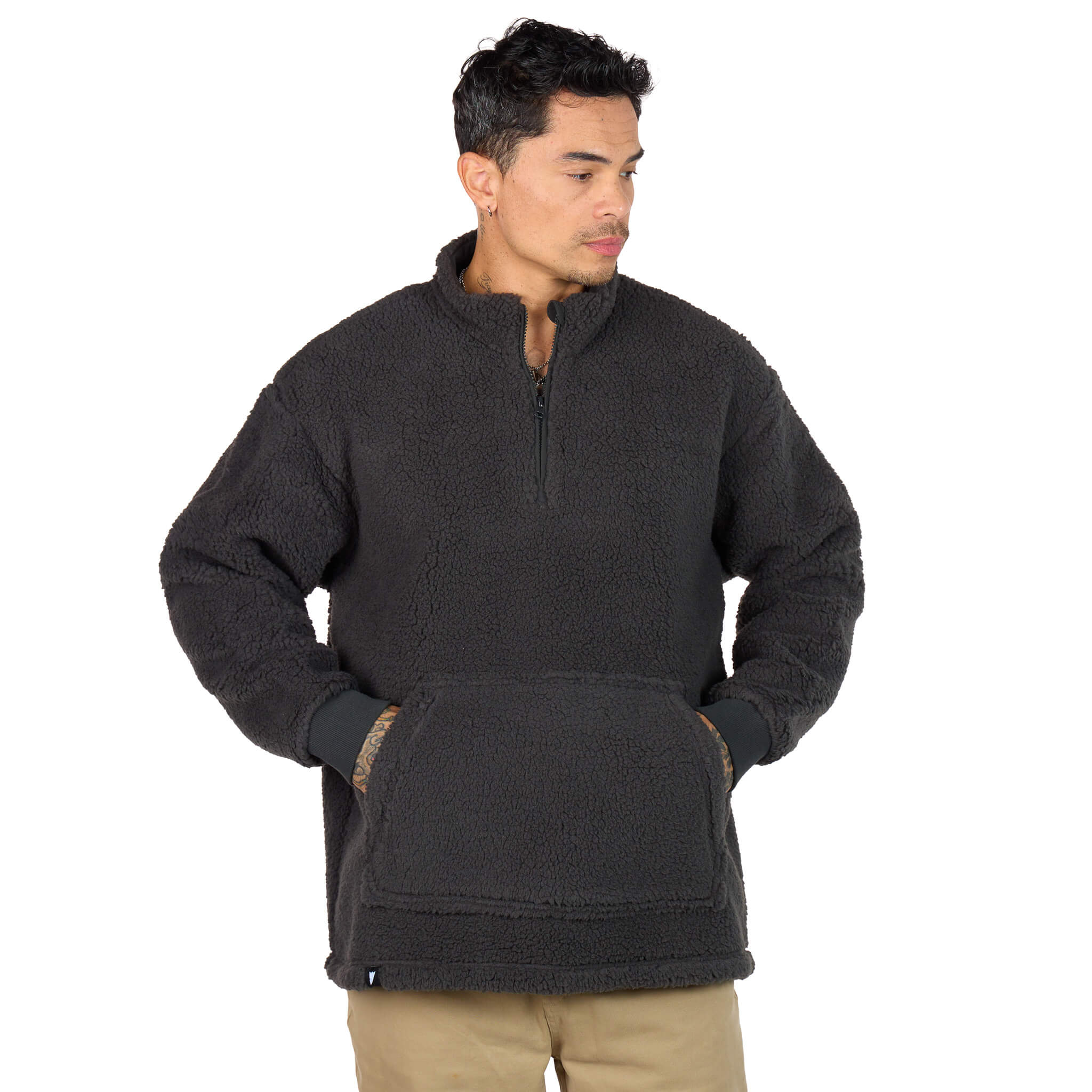 (New) Sherpa Quarter Zip - Gray