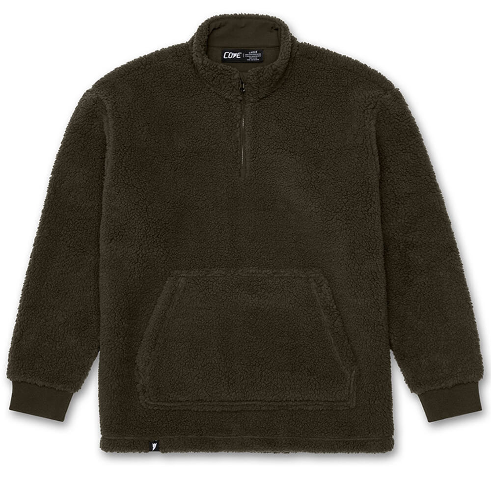 (New) Sherpa Quarter Zip - Olive