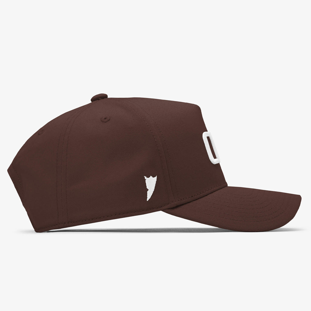 (New) A-Frame Hat - Brown