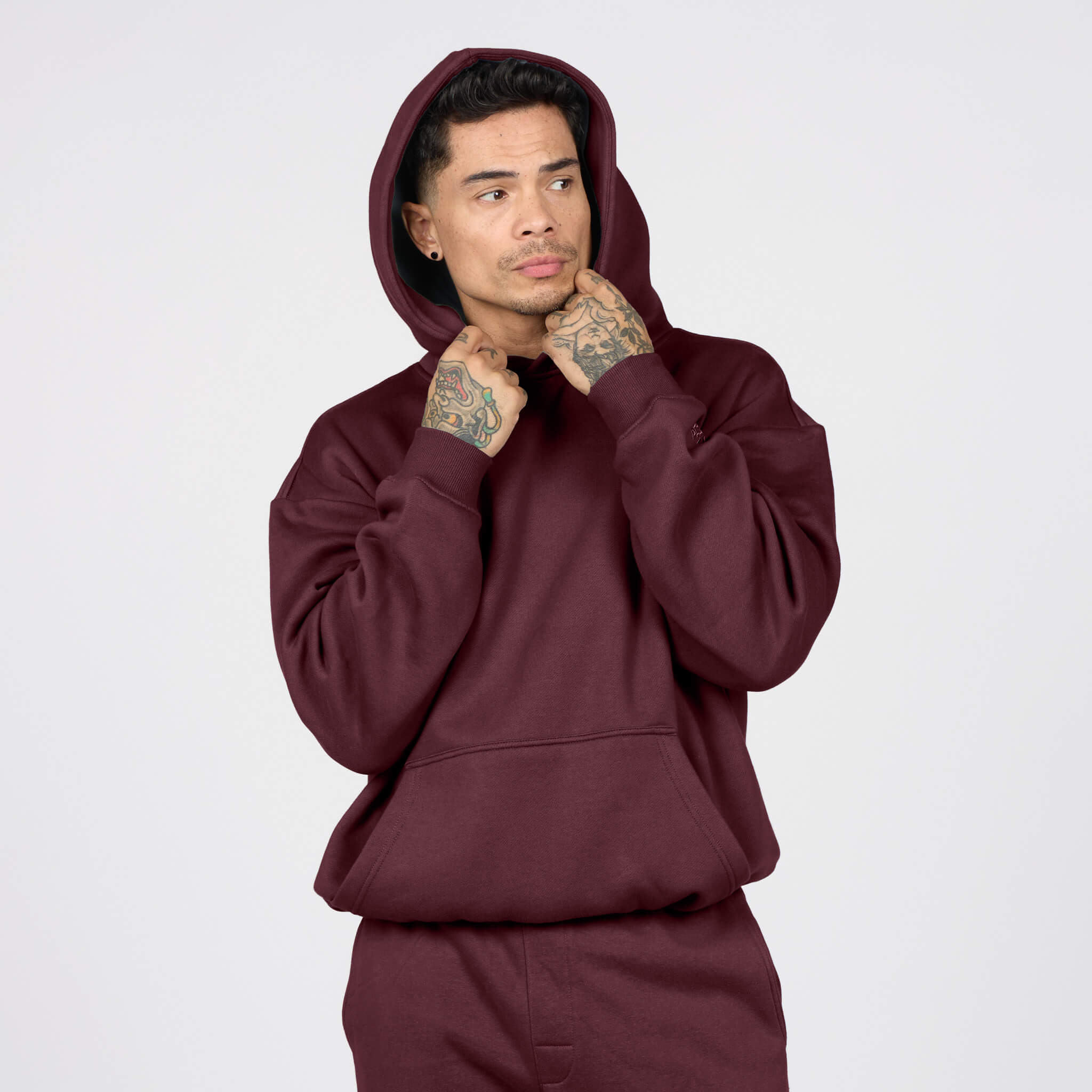 (New) Weighted Hoodie - Plum