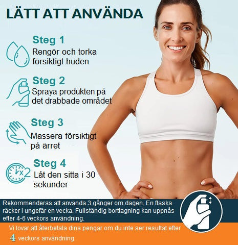 ScarRemove™ avancerad ärrspray för alla typer av ärr