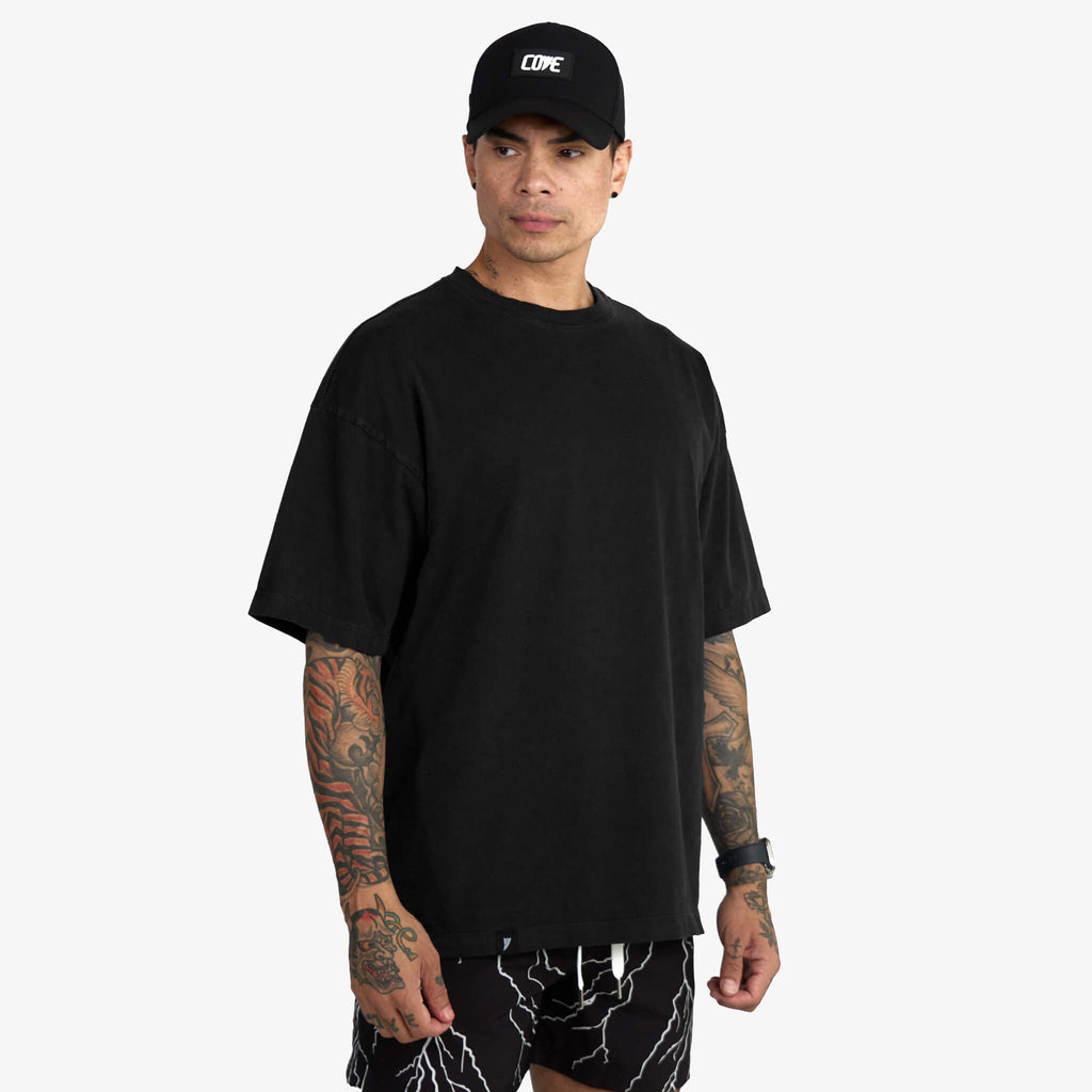 (New) Heavyweight Tee - Jet Black
