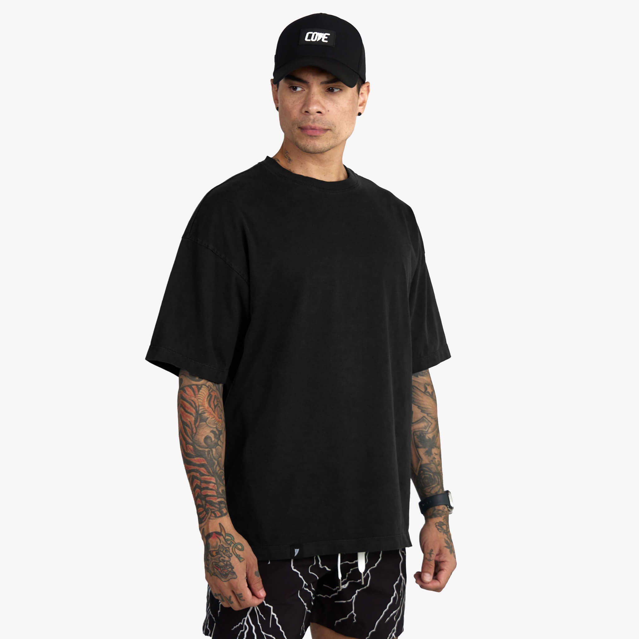 (New) Heavyweight Tee - Jet Black