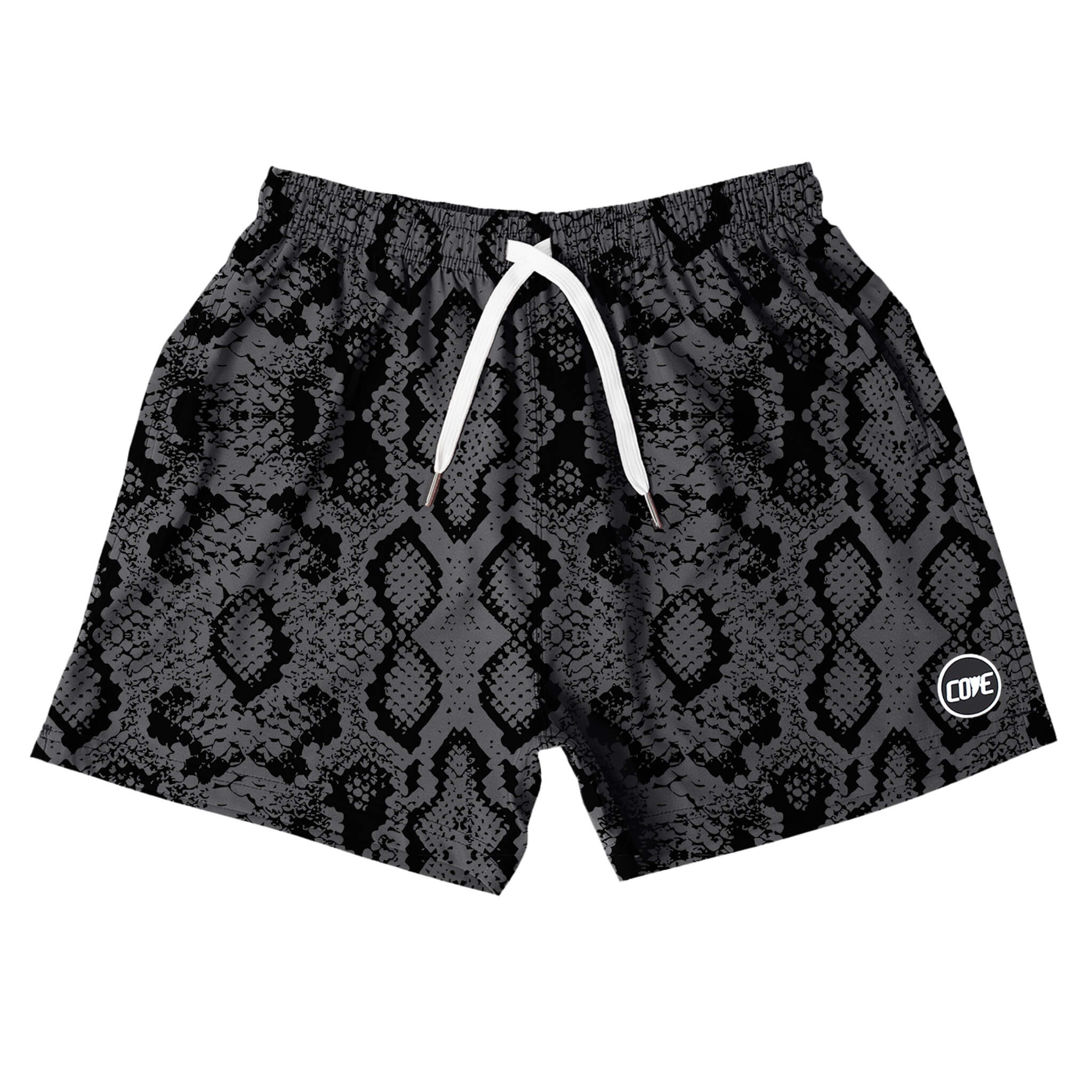 (New) Snakeskin Shorts - Black