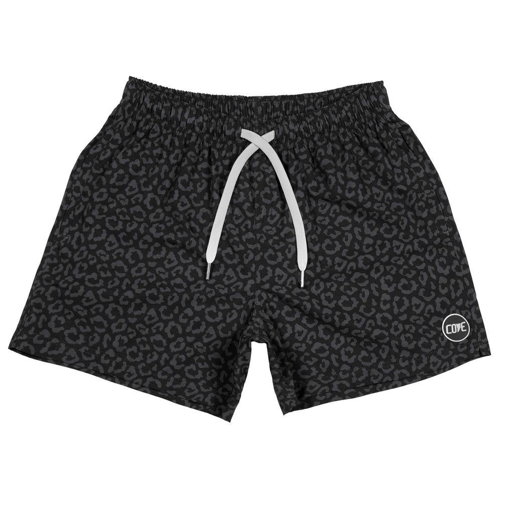 (New) Leopard Shorts - Black