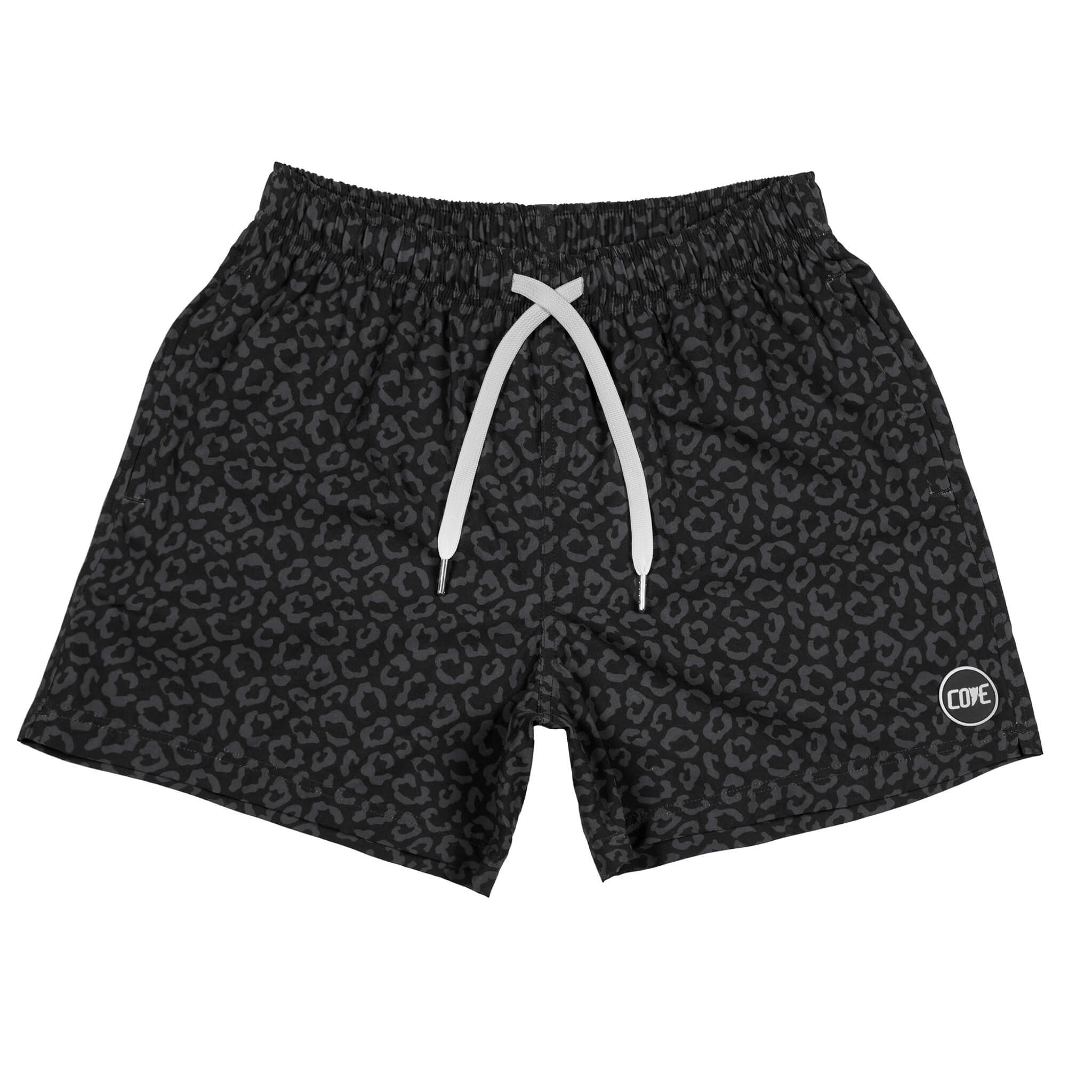 (New) Leopard Shorts - Black