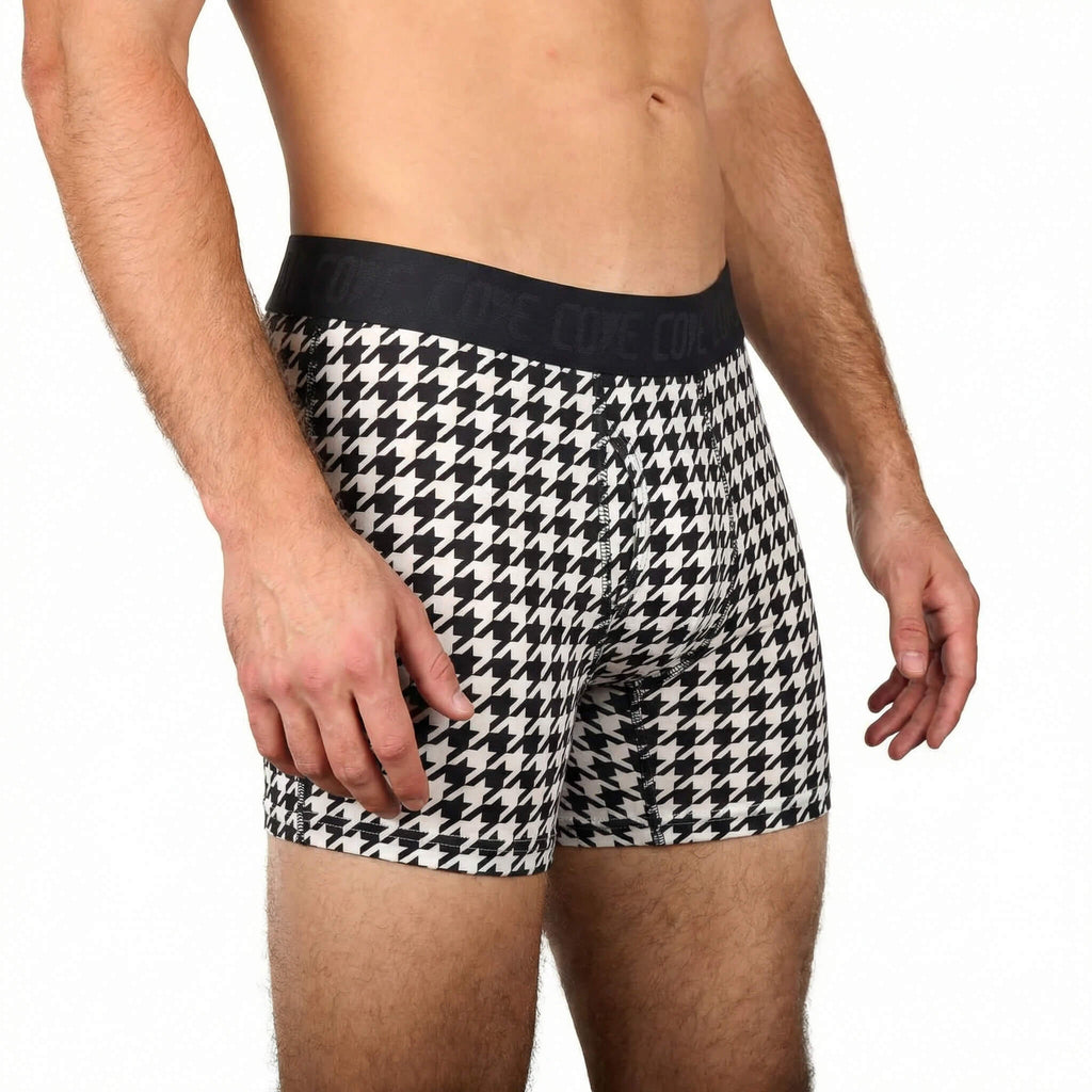(New) Organic Cotton Boxers - Houndstooth