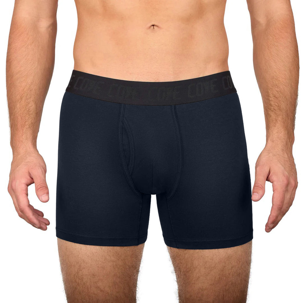 (New) Organic Cotton Boxers - Navy